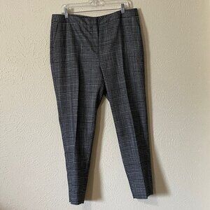 Halogen Black and White Plaid unlined pant, Size 14